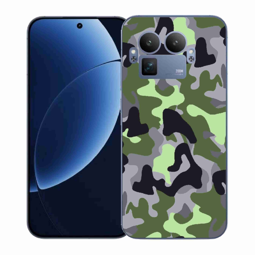 Gél borítás mmCase a Realme GT 8 Pro számára - álcázó minta 7