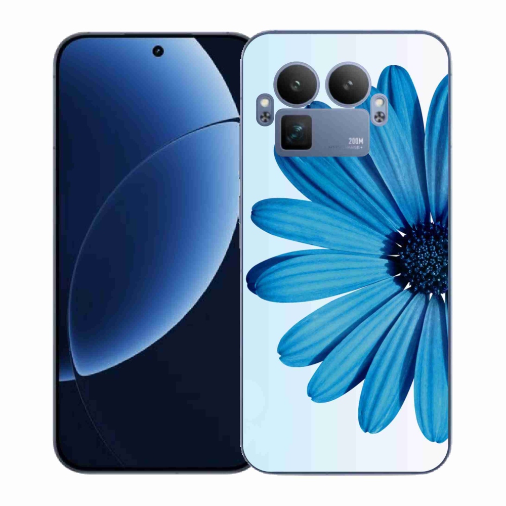 Zselés borítás mmCase a Realme GT 8 Pro készülékhez - kék margaréta