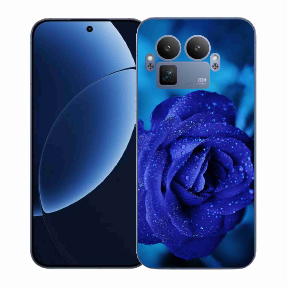 Gél borítás mmCase a Realme GT 8 Pro készülékhez - kék rózsa