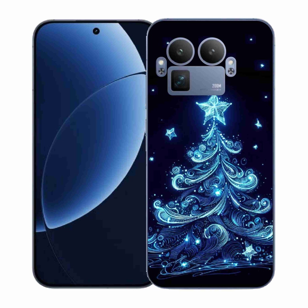 Gél borítás mmCase a Realme GT 8 Pro-n - neon karácsonyfa 4