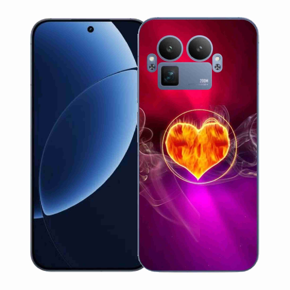 Gél borítás mmCase a Realme GT 8 Pro készülékhez - tüzes szív