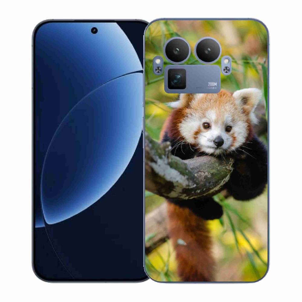 Zselés borítás mmCase a Realme GT 8 Pro készülékhez - pandavörös