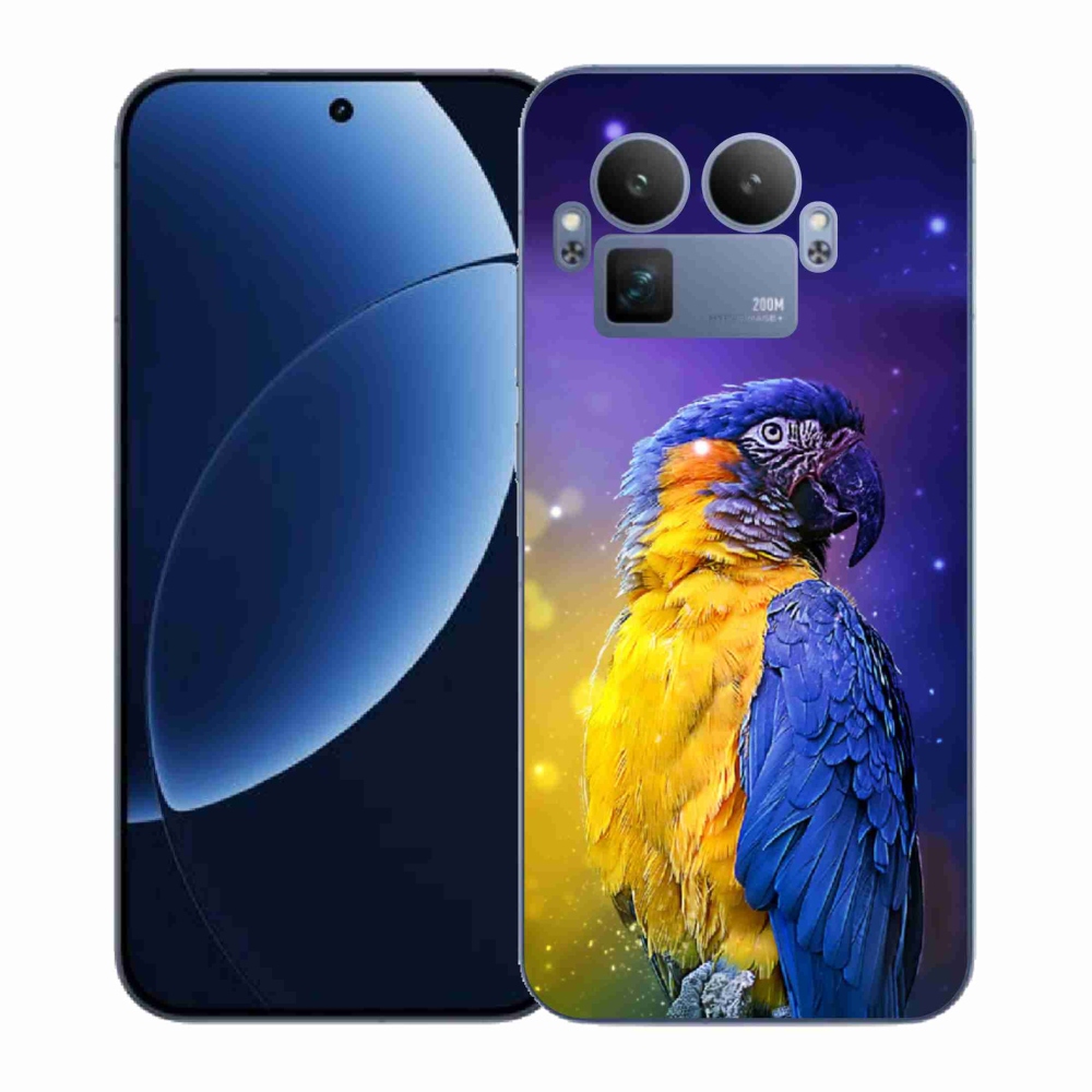 Gél borítás mmCase a Realme GT 8 Pro készülékhez - papagáj ara 1