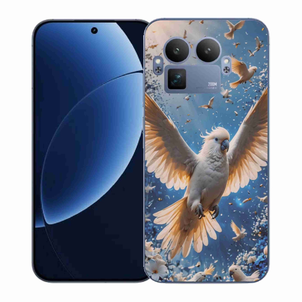 Gél borítás mmCase a Realme GT 8 Pro készülékhez - papagáj kakadu