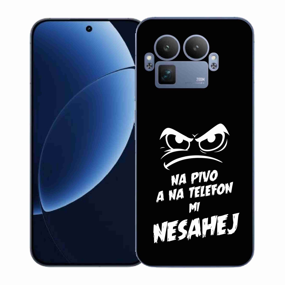 Gél borítás mmCase a Realme GT 8 Pro készülékhez - sör motívum 2 fekete háttér