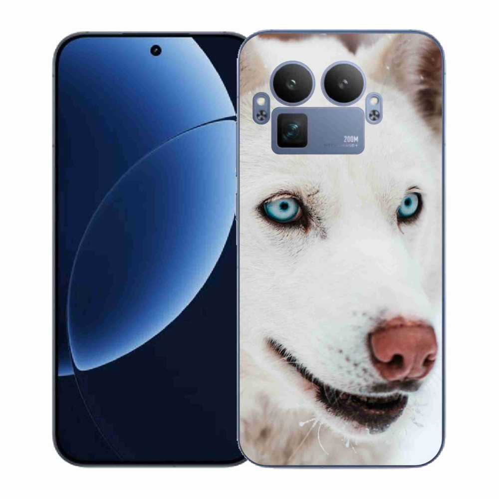 Zselés borítás mmCase a Realme GT 8 Pro-n - kutyaszemmel nézve