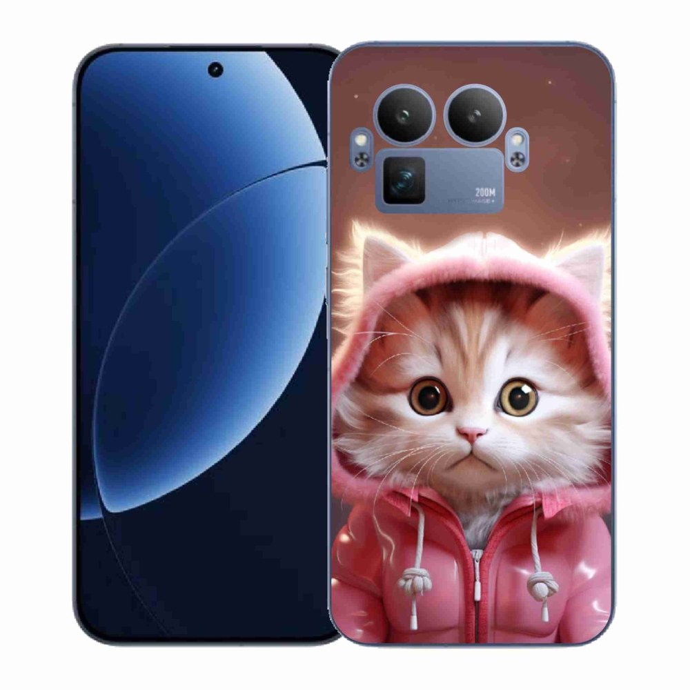 Gél borítás mmCase a Realme GT 8 Pro készülékhez - aranyos cica 3