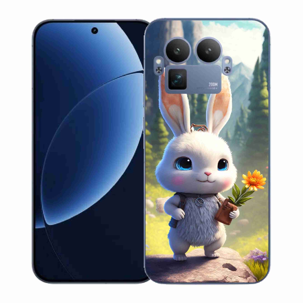 Gél borítás mmCase a Realme GT 8 Pro készülékhez - aranyos nyuszi