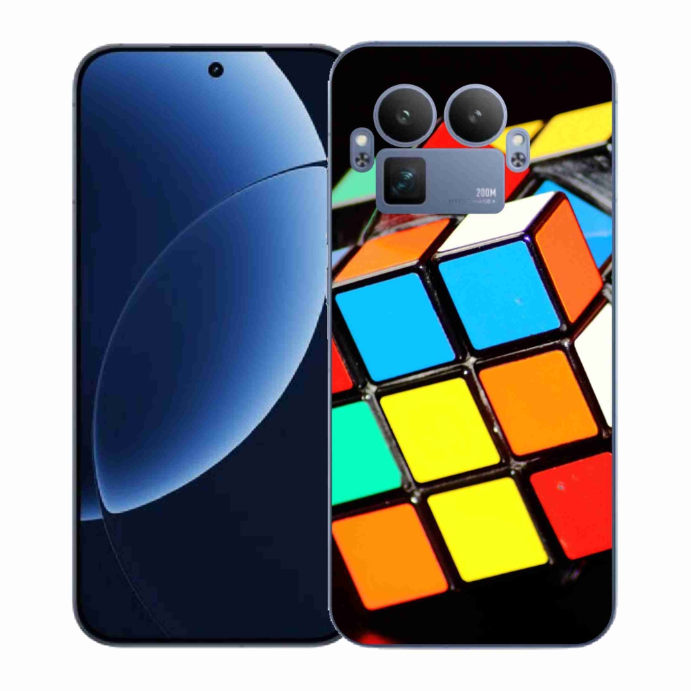 Gél borítás mmCase a Realme GT 8 Pro készülékhez - Rubik-kocka