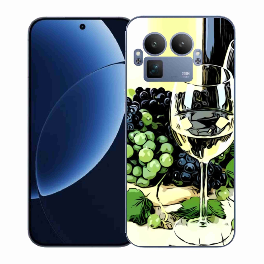 Gél borítás mmCase a Realme GT 8 Pro készülékhez - borospohár