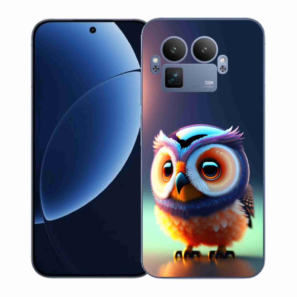 Gél borítás mmCase a Realme GT 8 Pro készülékhez - bagoly