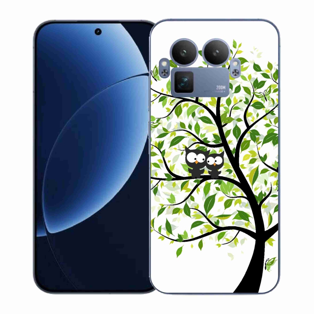 Gél borítás mmCase a Realme GT 8 Pro készülékhez - baglyok a fán