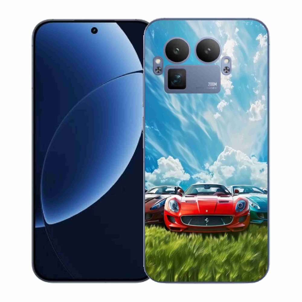 Gél borítás mmCase a Realme GT 8 Pro számára - sportkocsik