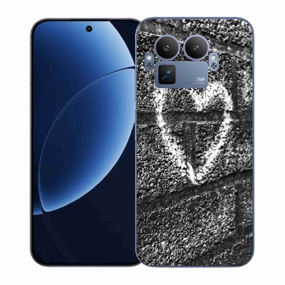 Gél borítás mmCase a Realme GT 8 Pro-n - szív a falon