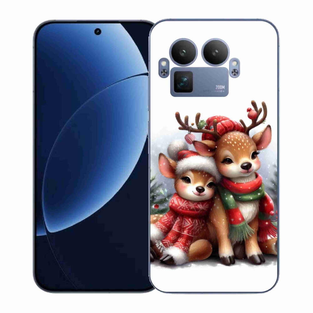 Gél borítás mmCase a Realme GT 8 Pro készülékhez - karácsonyi rénszarvas