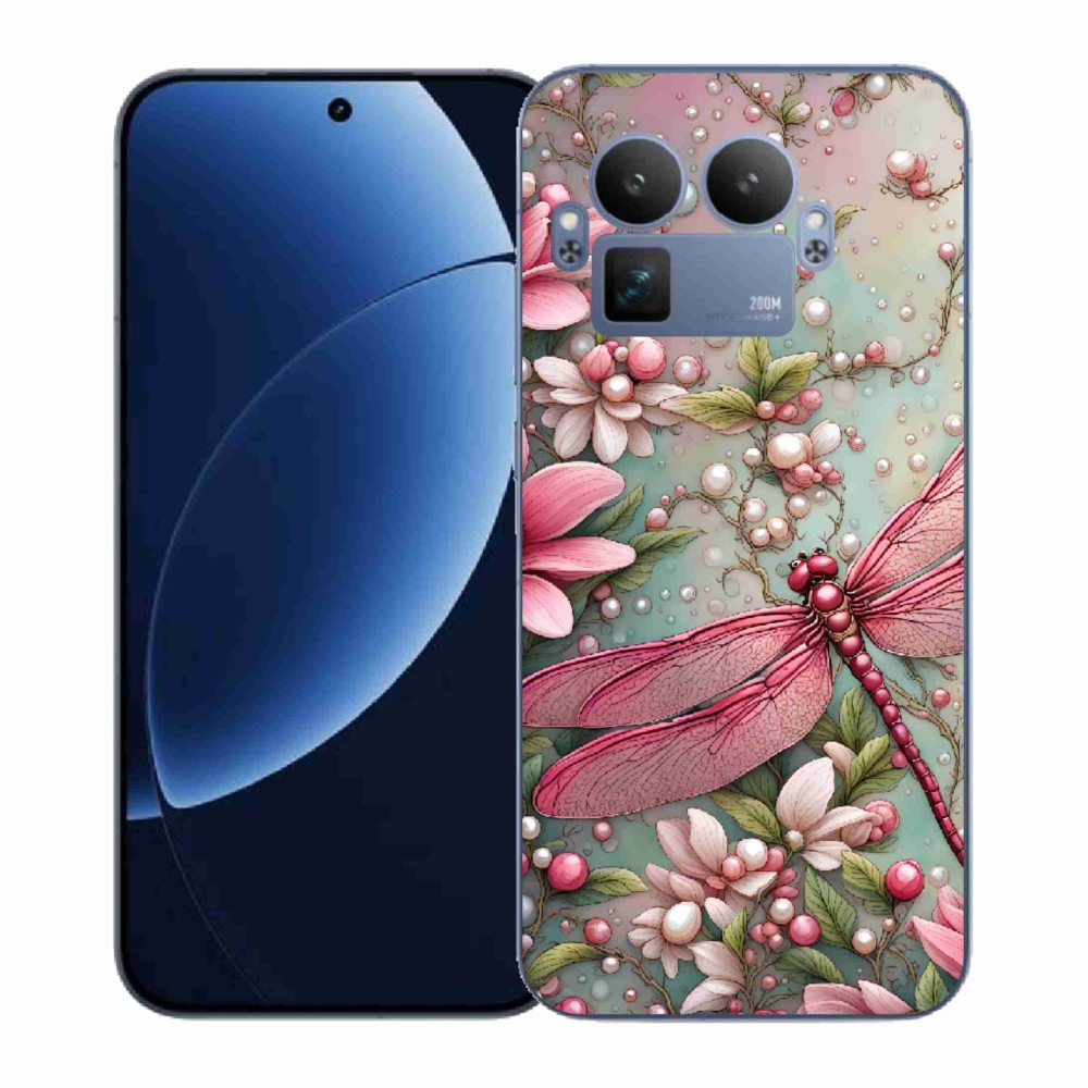 Gél borítás mmCase a Realme GT 8 Pro készülékhez - szitakötő