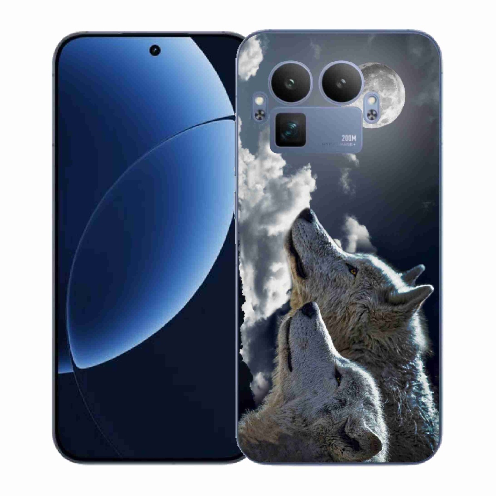 Gél borítás mmCase a Realme GT 8 Pro készülékhez - farkasok