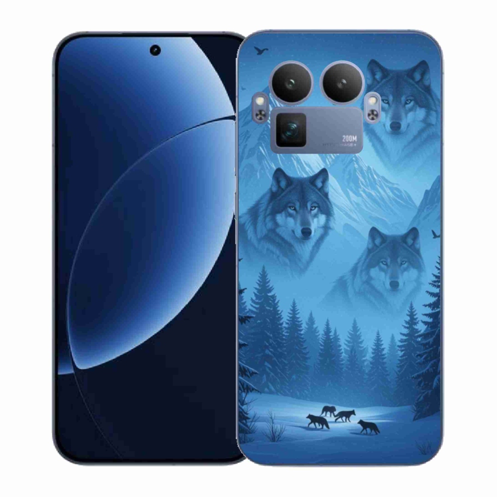 Gél borítás mmCase a Realme GT 8 Pro készülékhez - farkas csomag