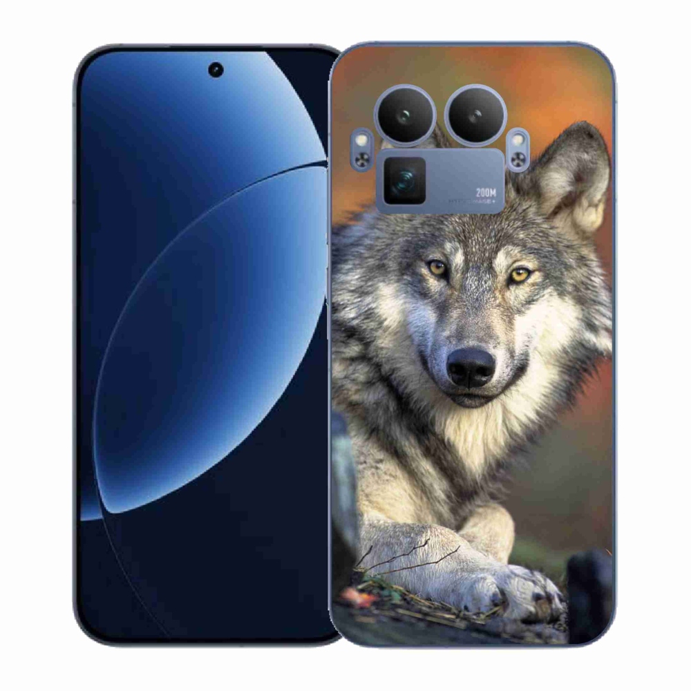 Gél borítás mmCase a Realme GT 8 Pro készülékhez - farkas