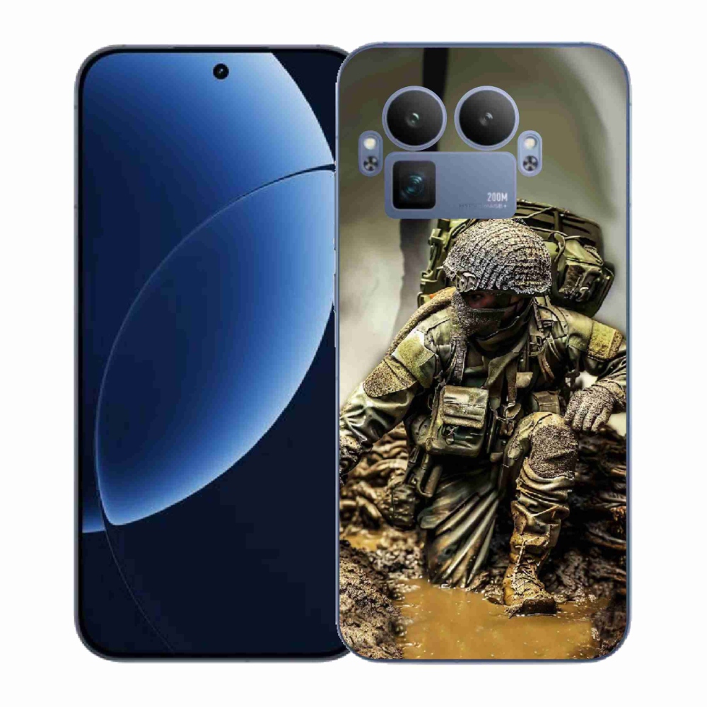 Zselés borítás mmCase a Realme GT 8 Pro-hoz - katonásabb