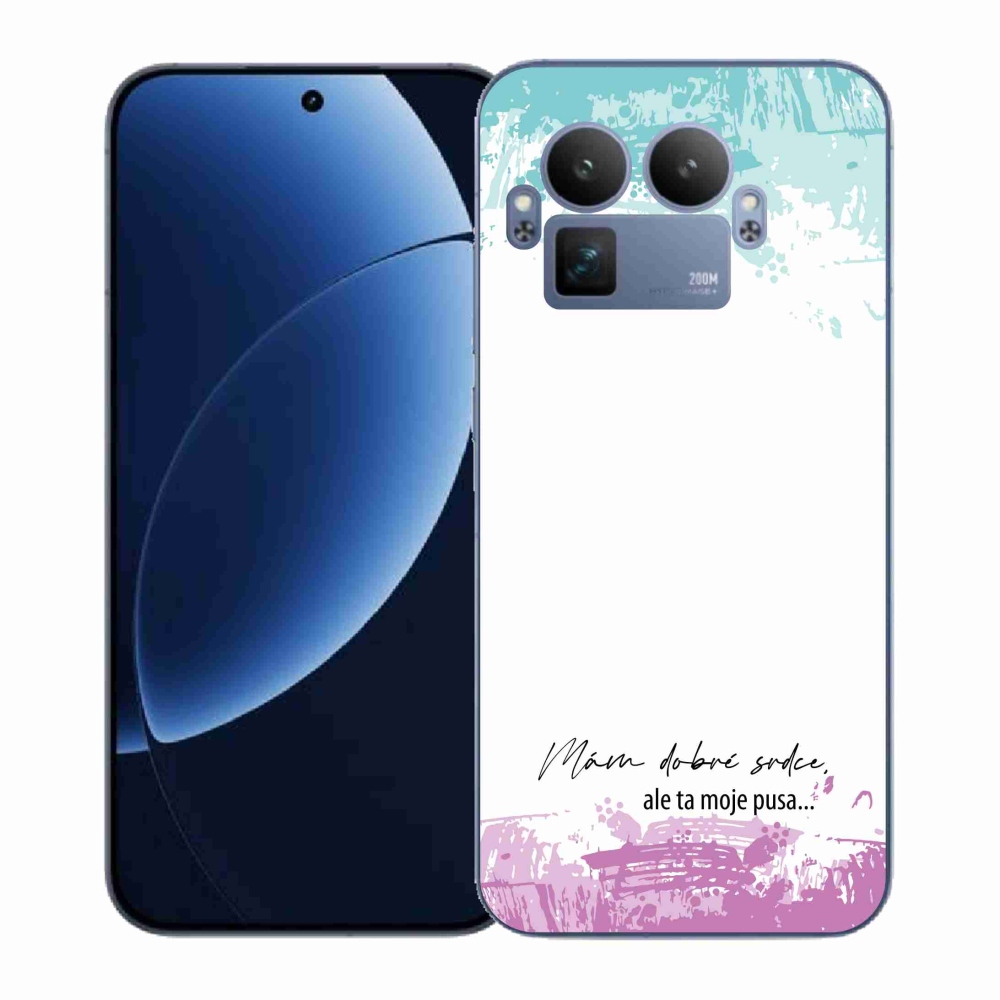 Gél borító mmCase a Realme GT 8 Pro készülékhez - vicces szöveg 3 fehér háttérrel