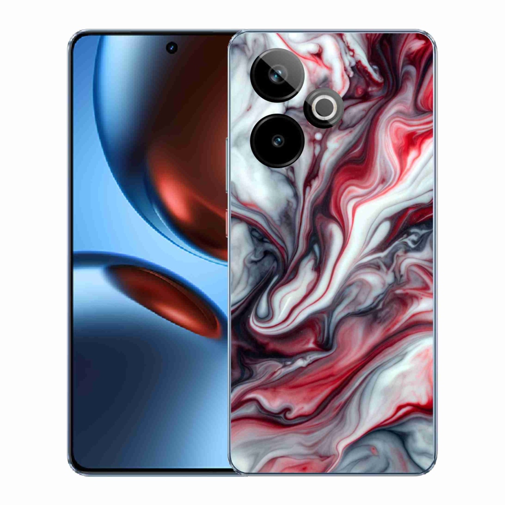 mmCase géltok a Realme GT7 5G/GT 7T 5G készülékekhez – absztrakt motívum 37