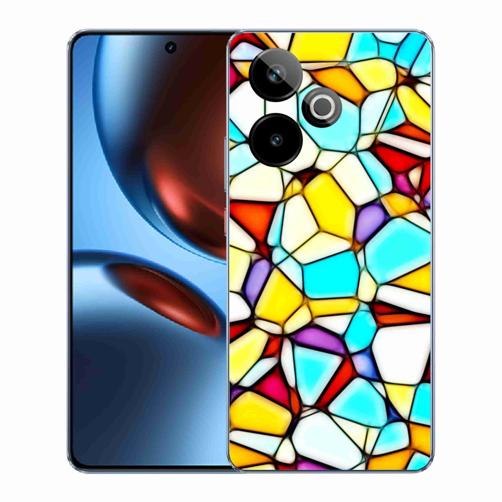 mmCase gél tok a Realme GT7 5G/GT 7T 5G-hez – absztrakt motívum 40