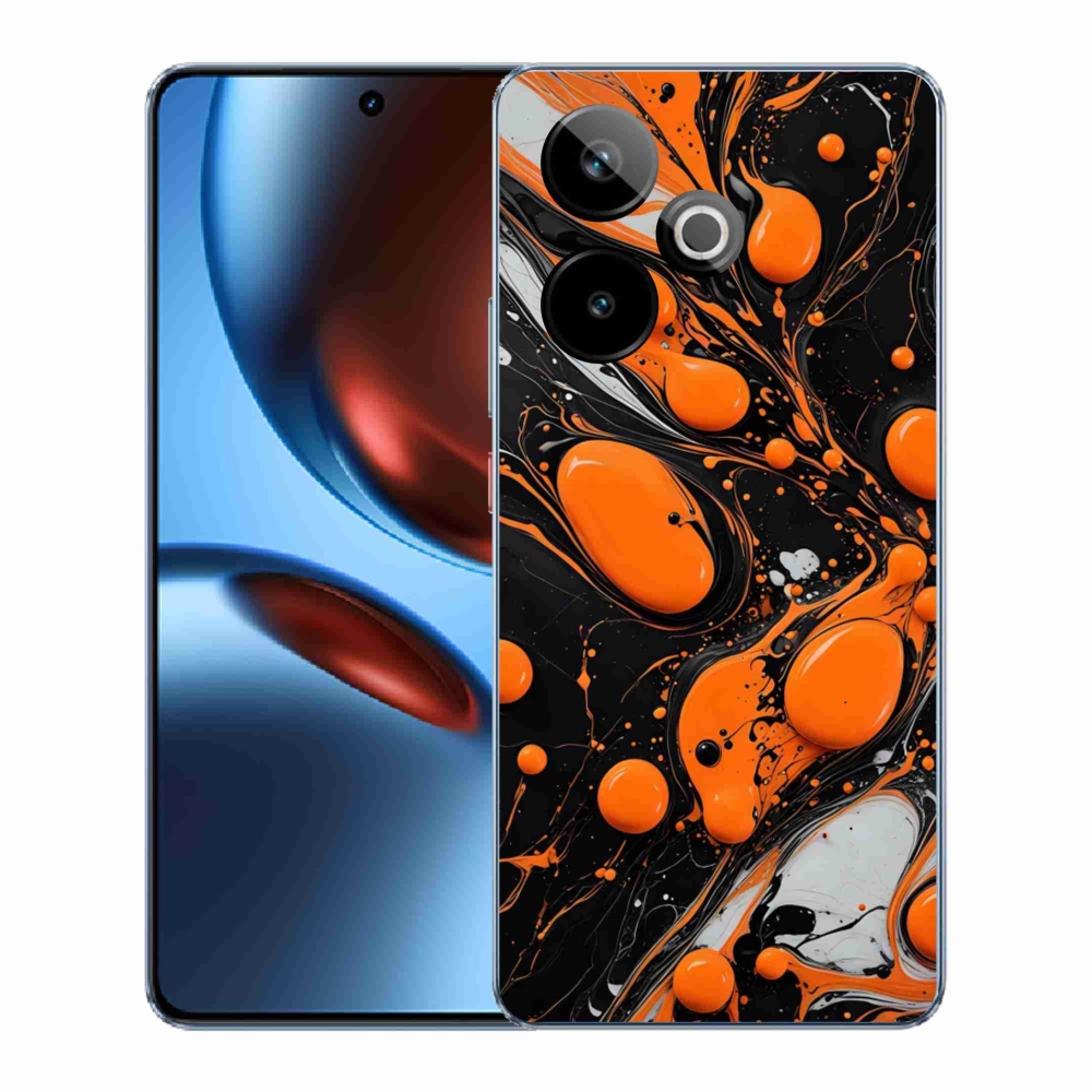 mmCase géltok a Realme GT7 5G/GT 7T 5G készülékekhez – absztrakt motívum 41