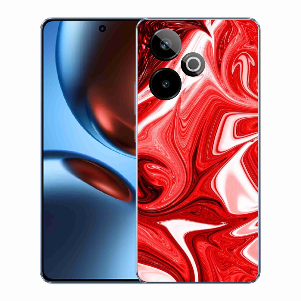 mmCase géltok a Realme GT7 5G/GT 7T 5G készülékekhez – absztrakt motívum 43
