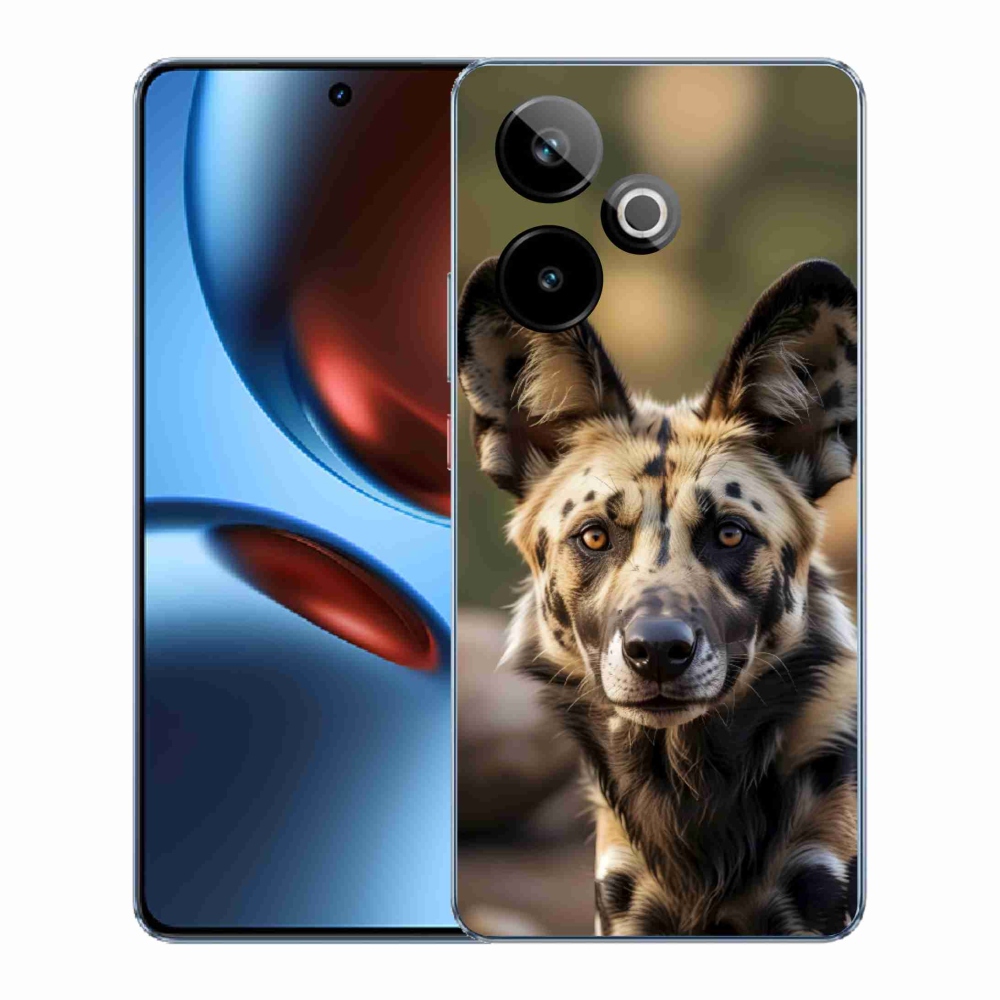 mmCase gél tok a Realme GT7 5G/GT 7T 5G készülékhez – afrikai vadkutya