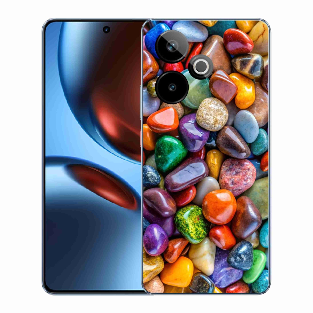 mmCase gél tok a Realme GT7 5G/GT 7T 5G készülékekhez – színes strasszokkal
