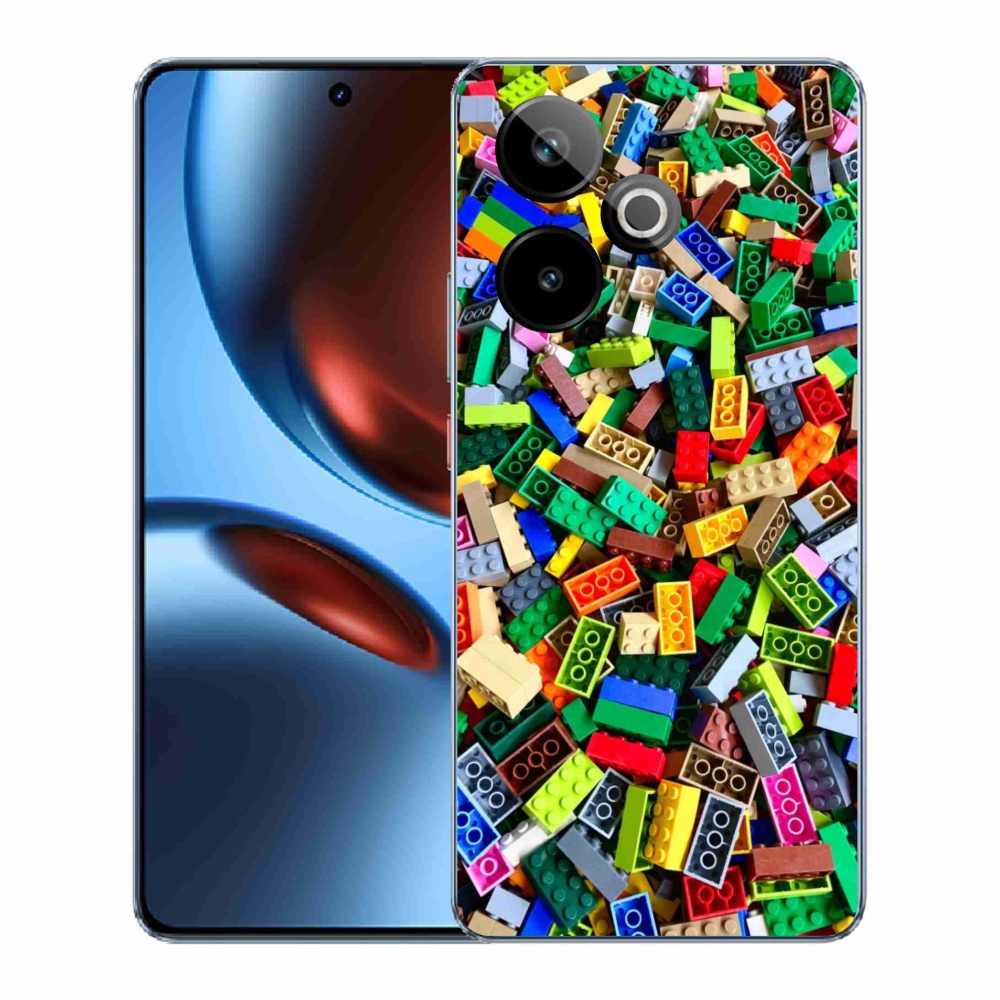 mmCase gél tok a Realme GT7 5G/GT 7T 5G készülékekhez – színes építőelemek