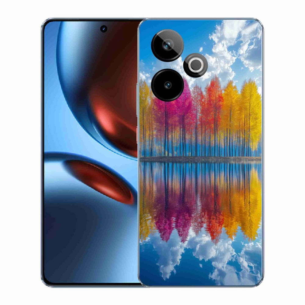 mmCase gél tok a Realme GT7 5G/GT 7T 5G készülékhez – színes fák