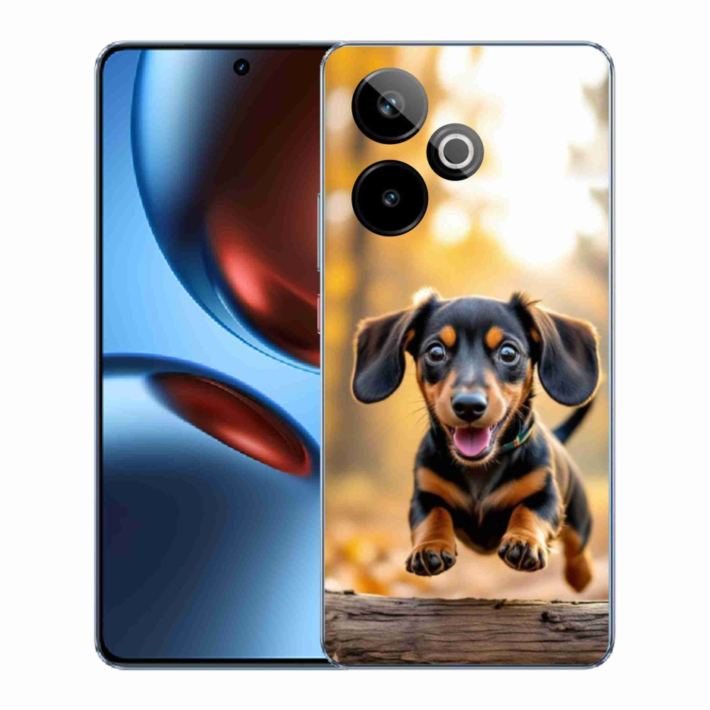 mmCase gél tok a Realme GT7 5G/GT 7T 5G készülékhez – dachshund 2