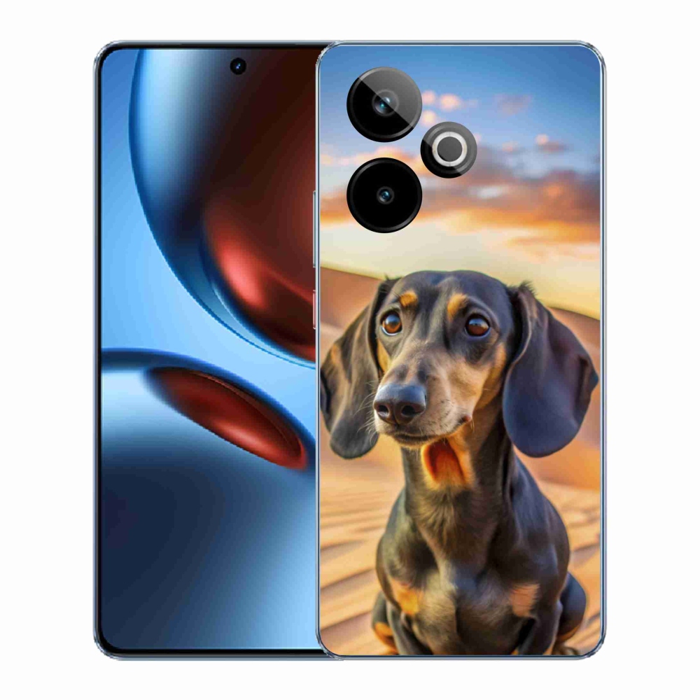 mmCase gél tok a Realme GT7 5G/GT 7T 5G készülékhez – dachshund 3 