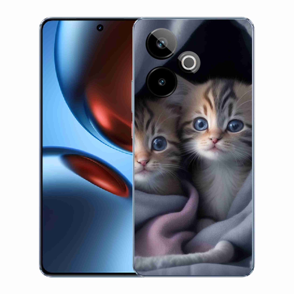 mmCase gél tok a Realme GT7 5G/GT 7T 5G készülékekhez – macska-duó 2
