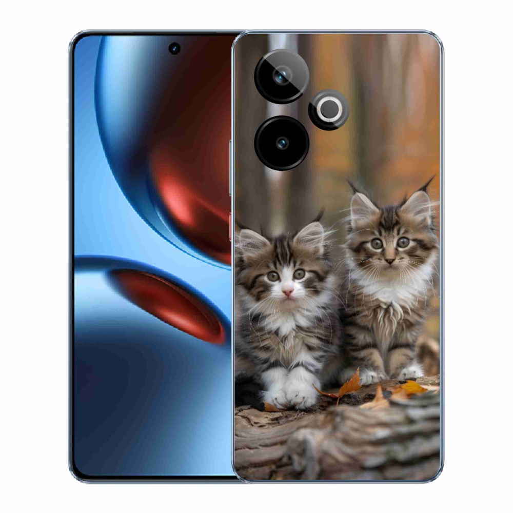 mmCase gél tok a Realme GT7 5G/GT 7T 5G-hez – macska-duó 3