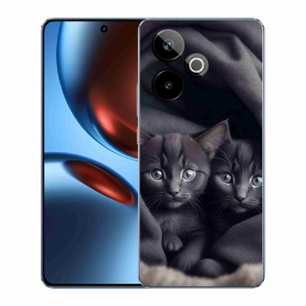 mmCase gél tok a Realme GT7 5G/GT 7T 5G készülékekhez – macska-duó