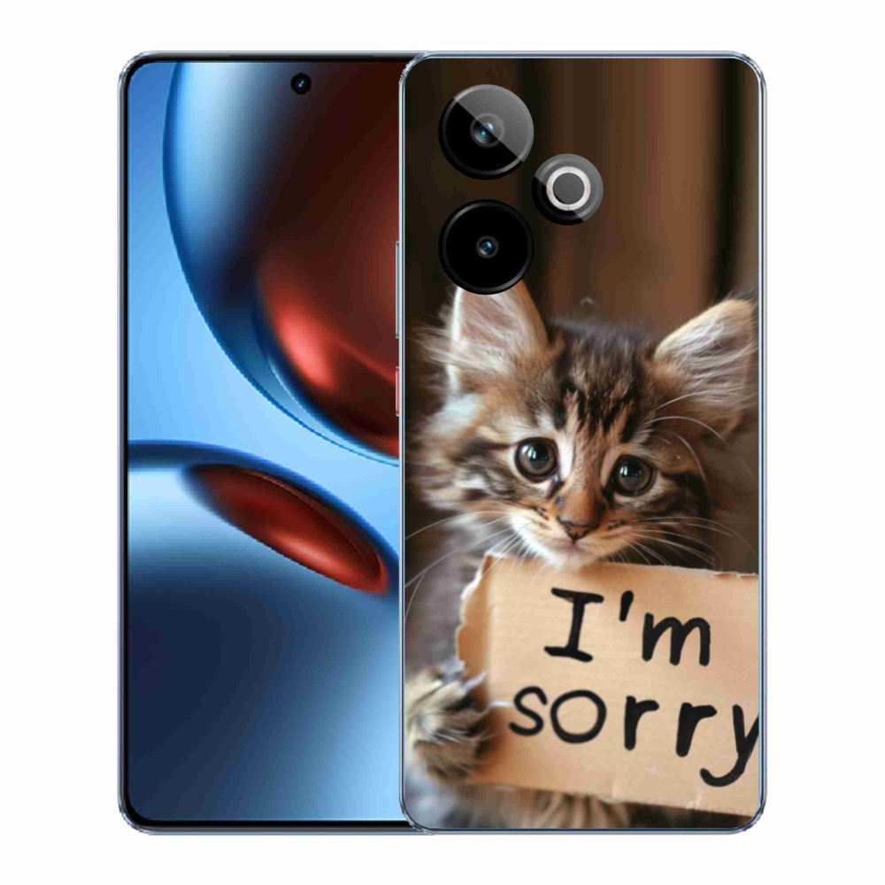 mmCase gél tok a Realme GT7 5G/GT 7T 5G-hez – macskás mintás