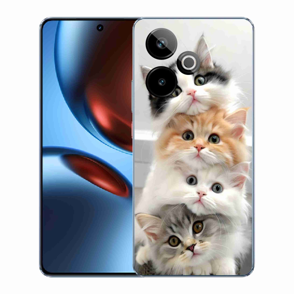 mmCase gél tok a Realme GT7 5G/GT 7T 5G készülékekhez – macskás csapat