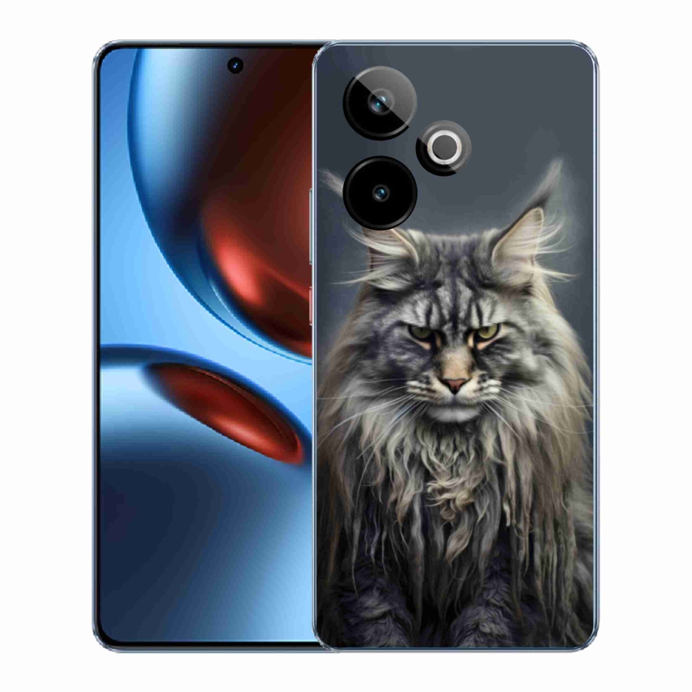 mmCase gél tok a Realme GT7 5G/GT 7T 5G készülékhez – macskás mintás 4