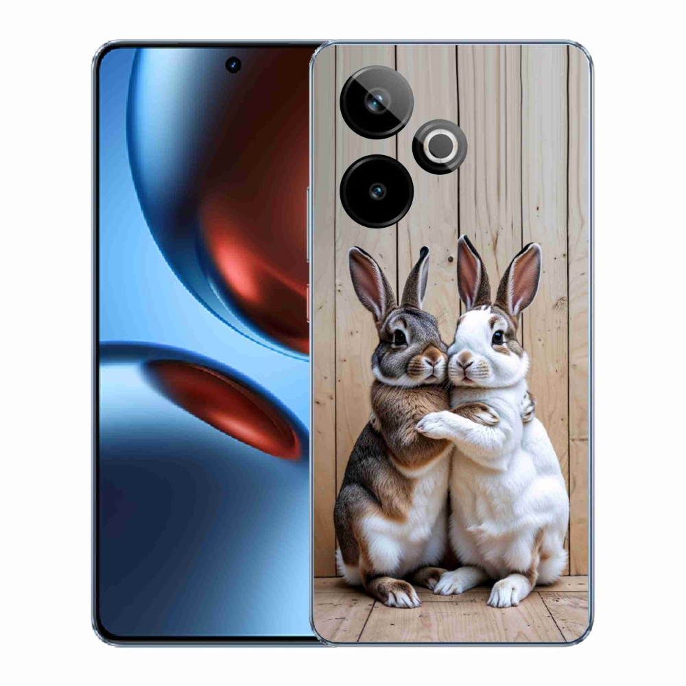 mmCase gél tok a Realme GT7 5G/GT 7T 5G-hez – nyúlpár