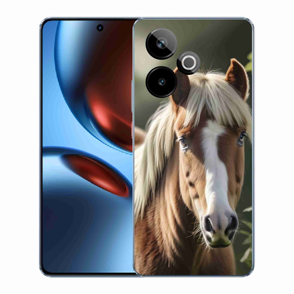 mmCase gél tok a Realme GT7 5G/GT 7T 5G készülékhez – világos sörényű ló