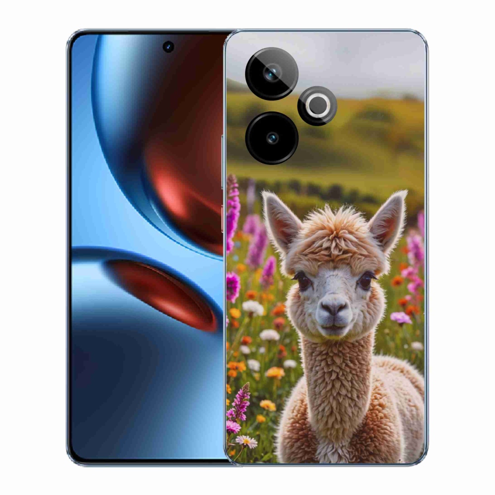 mmCase gél tok a Realme GT7 5G/GT 7T 5G készülékhez – láma a réten