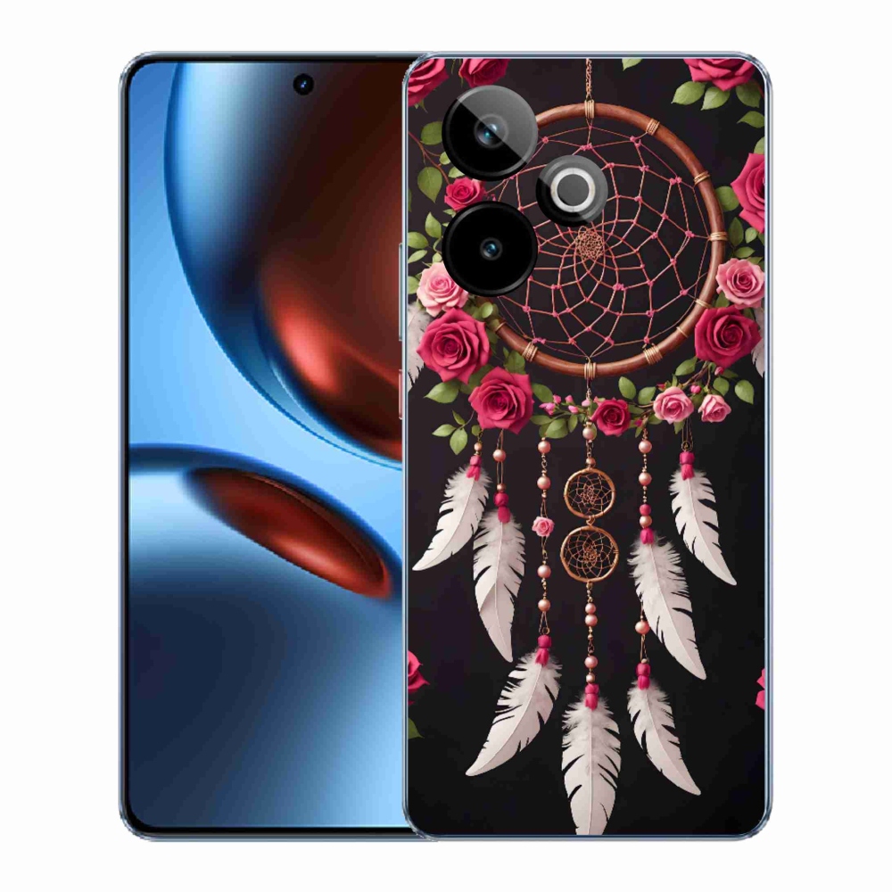 mmCase gél tok a Realme GT7 5G/GT 7T 5G-hez – álomfogó rózsákkal