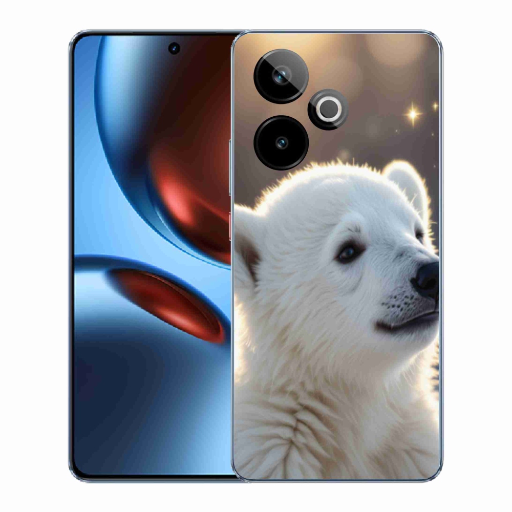 mmCase gél tok a Realme GT7 5G/GT 7T 5G készülékhez – jegesmedve