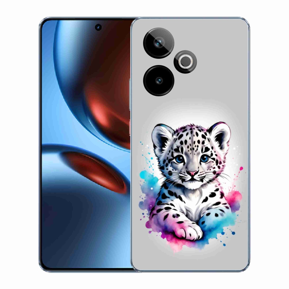 mmCase gél tok a Realme GT7 5G/GT 7T 5G készülékhez – leopárdkölyök