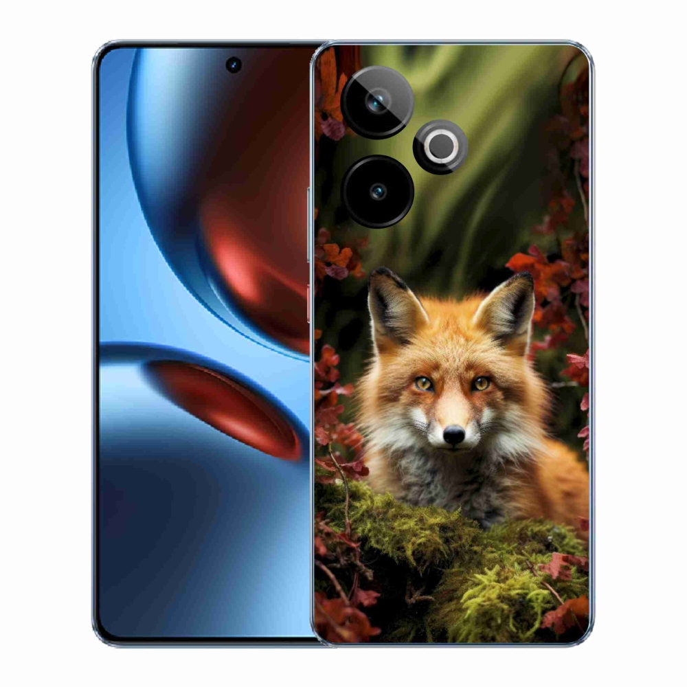 mmCase gél tok a Realme GT7 5G/GT 7T 5G készülékhez – róka az erdőben