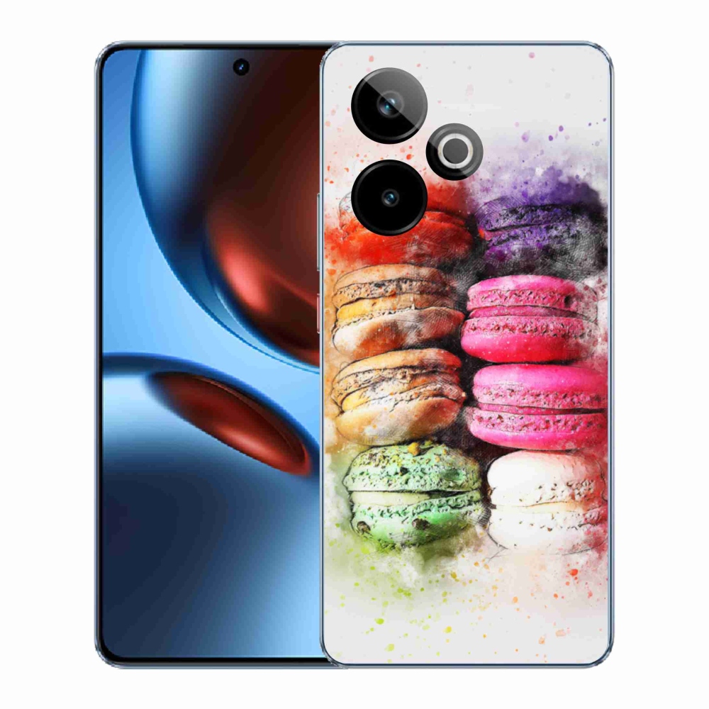 mmCase gél tok a Realme GT7 5G/GT 7T 5G készülékhez – macaron mintás