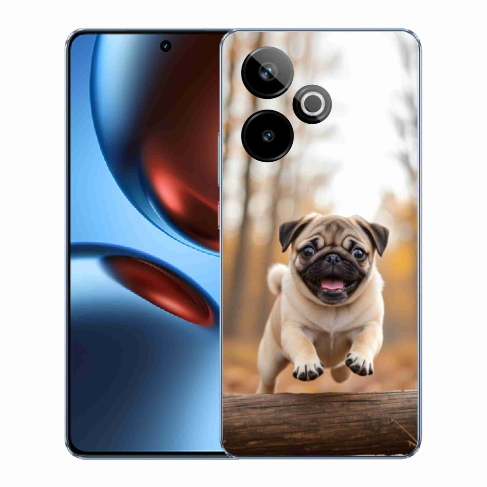 mmCase gél tok a Realme GT7 5G/GT 7T 5G készülékhez – mops 2